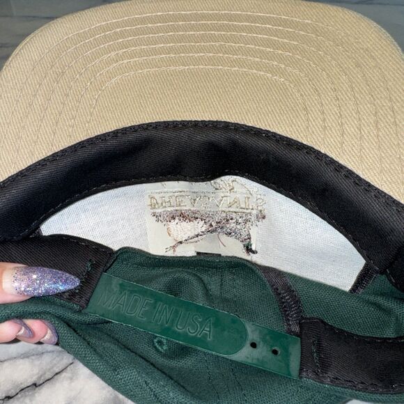Vintage SnapBack PHEASANTS FOREVER Green Hat Cap Game Hunter Hunting PerfectCond - Picture 6 of 8